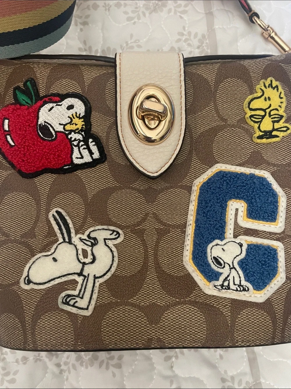 Coach signature coated
